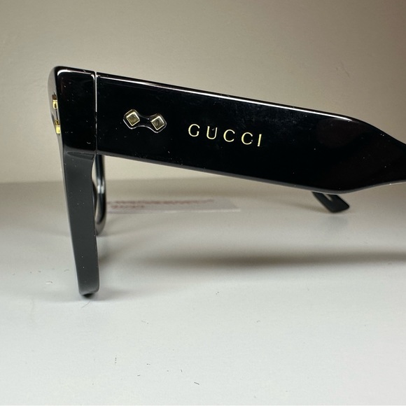 NWT GUCCI WOMENS GLASSES GG10820 BLACK WITH CASE AND LENS CLOTH - Picture 12 of 16